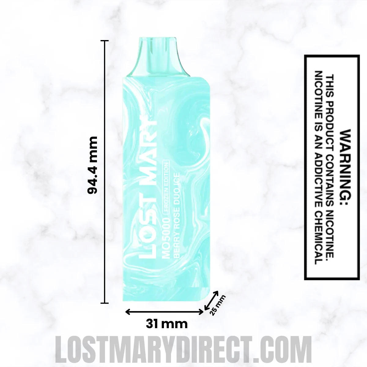 Berry Rose Duo Ice Lost Mary MO5000 Frozen edition Vape Dimension