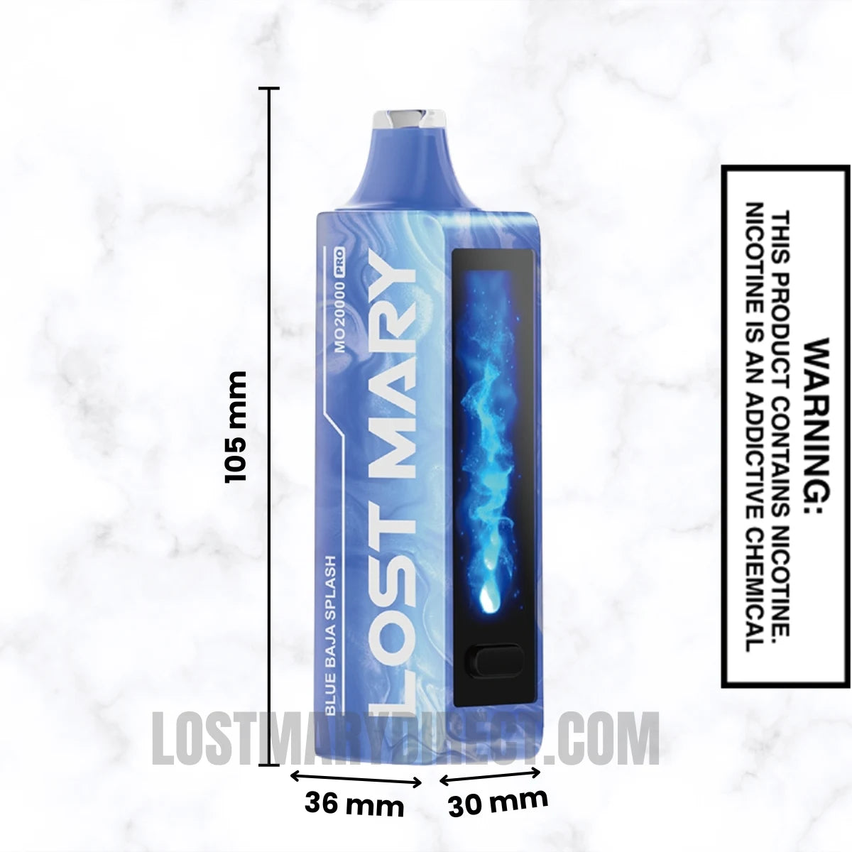 Blue Baja Splash Lost Mary MO20000 PRO Diposable Vape Dimension