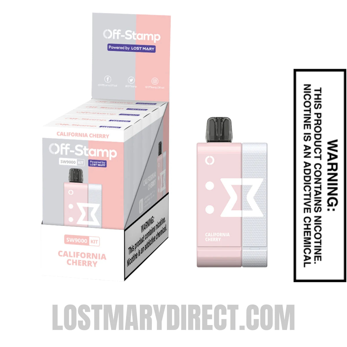 California Cherry Off Stamp SW9000 Disposable Kit With Bundle Pack