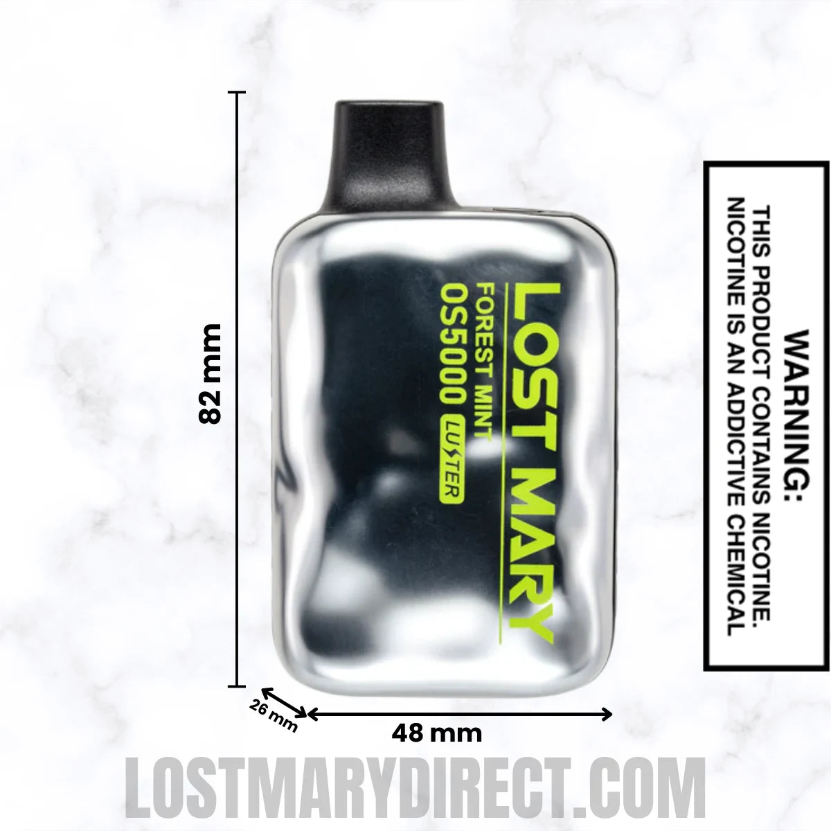 Forest Mint Lost Mary OS5000 Luster Edition Vape Dimension