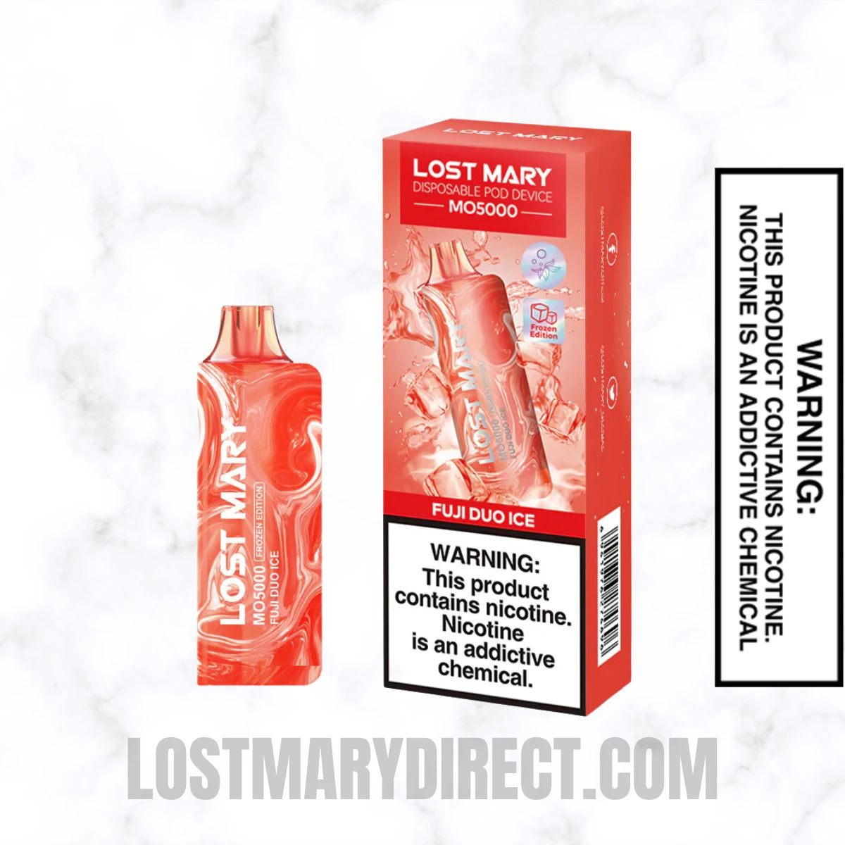 Fuji Duo Ice Lost Mary MO5000 Disposable Vape With Package Box