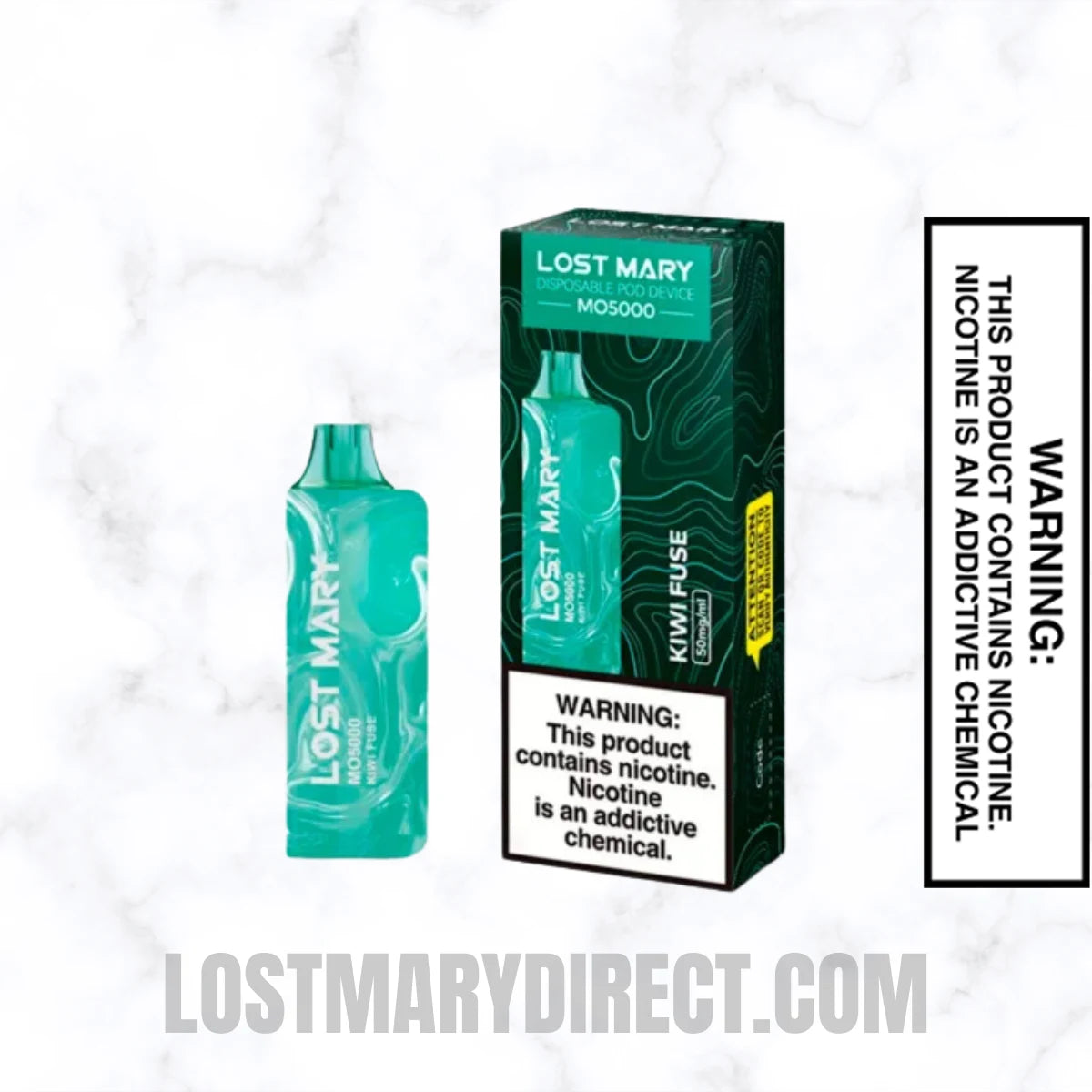 Kiwi Fuse Lost Mary MO5000 Disposable Vape With Package Box