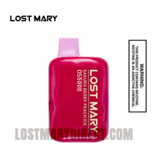 Sakura Berry Peach Ice Lost Mary OS5000 Disposable Vape