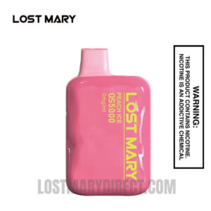 Peach Ice Lost Mary OS5000 Zero Nicotine Vape