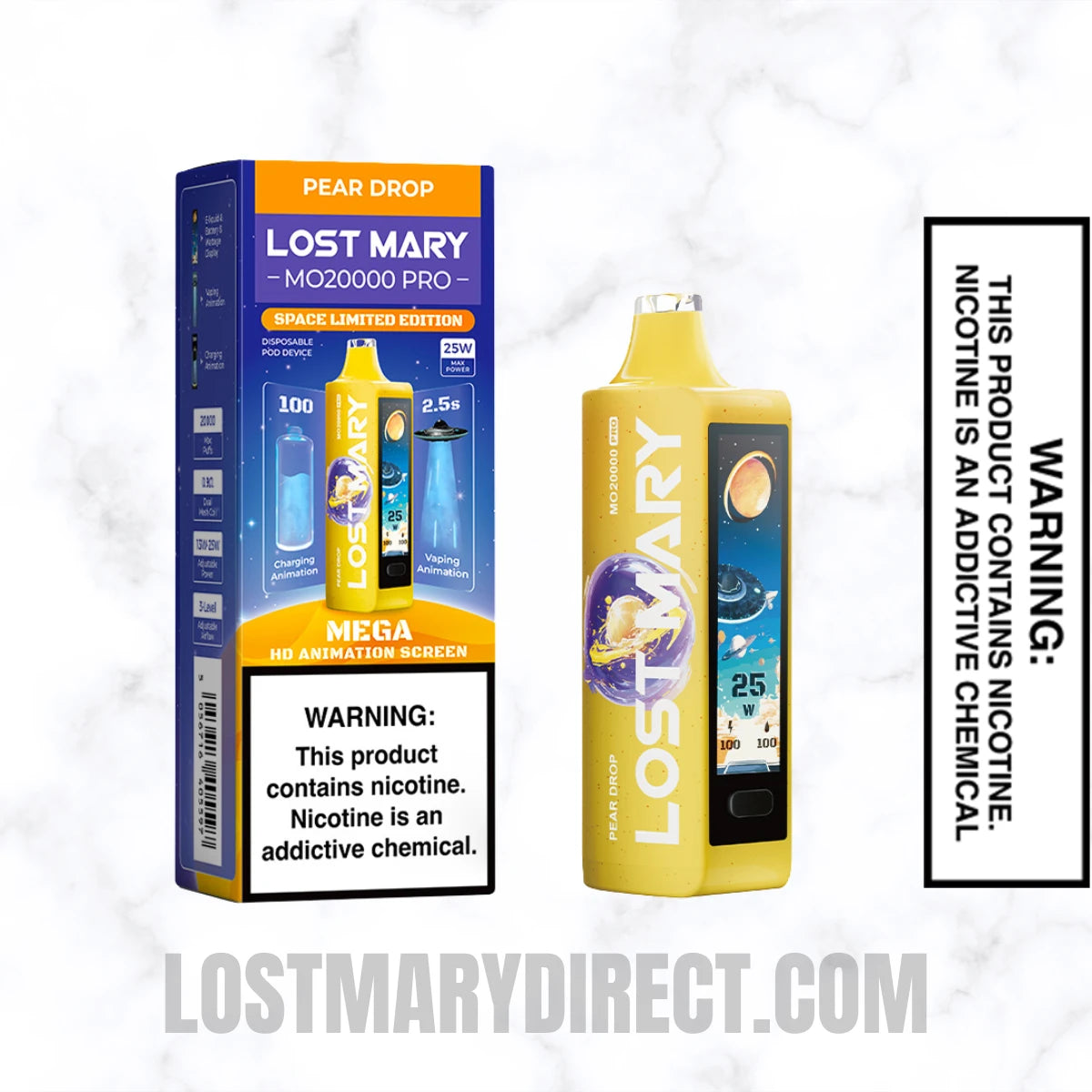 Pear Drop Lost Mary MO20000 PRO Diposable Vape With Package Box