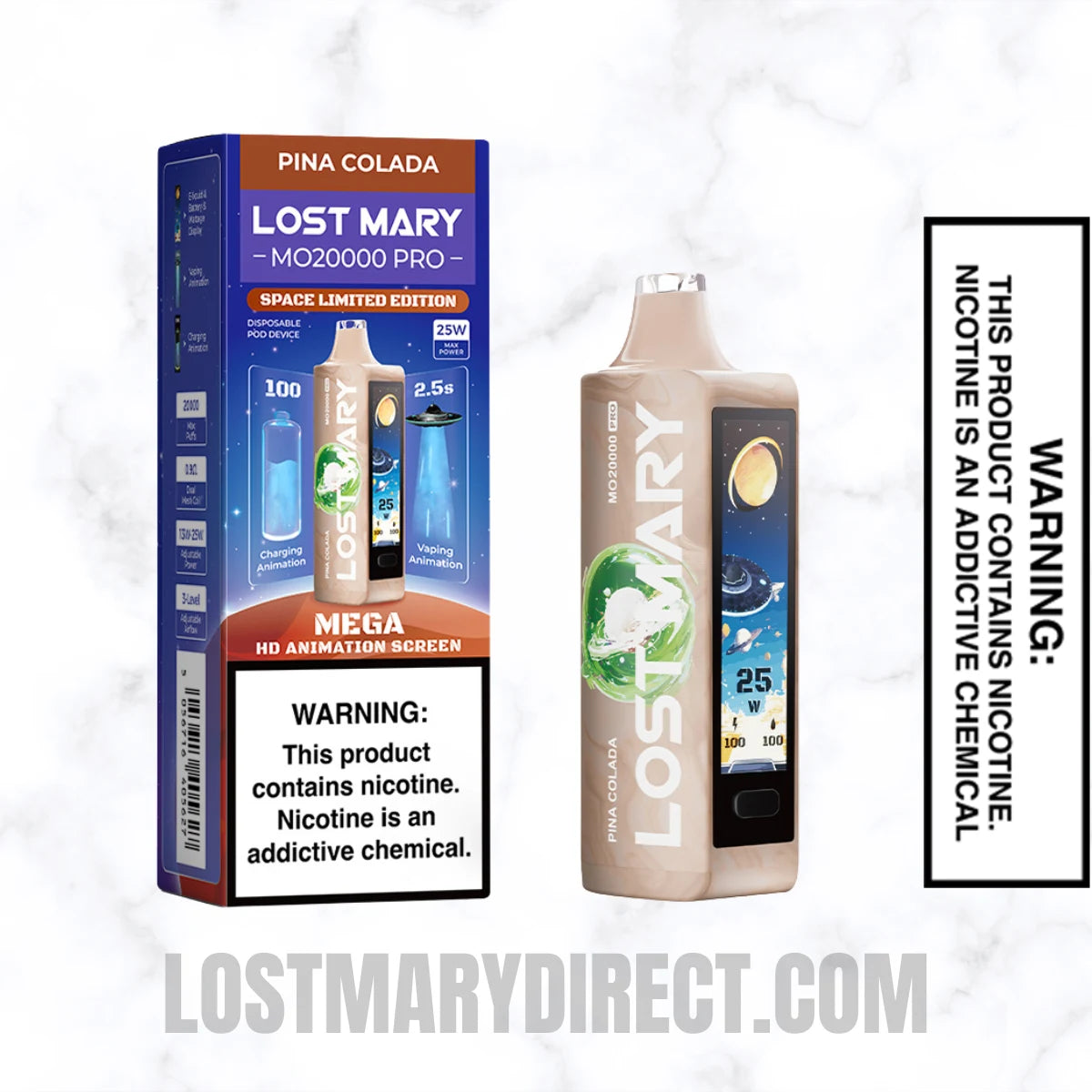 Pine Colada Lost Mary MO20000 PRO Diposable Vape With Package Box