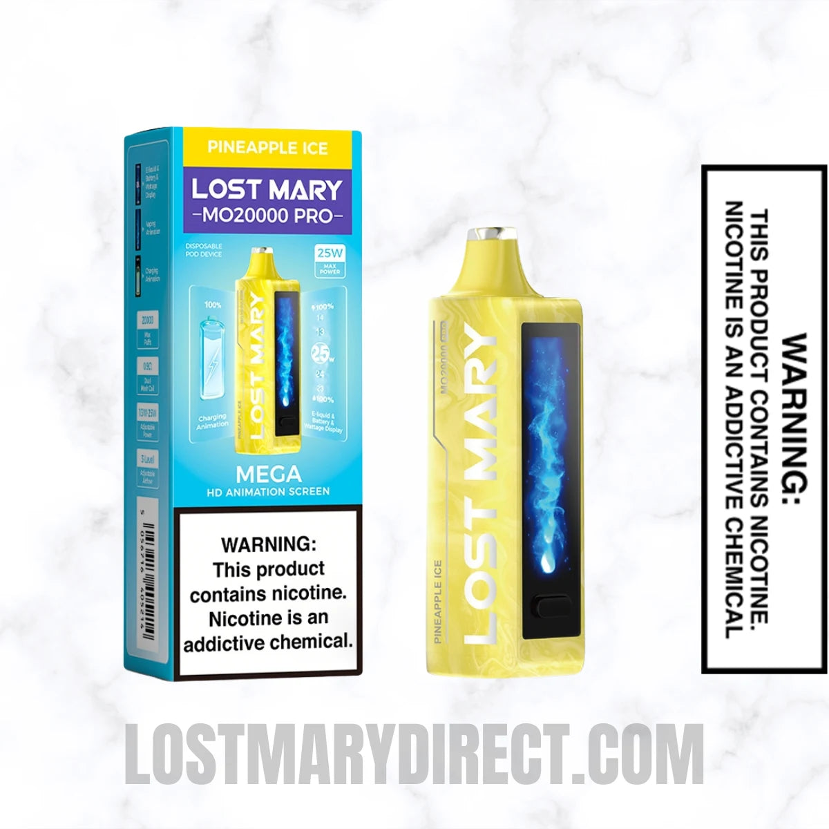 Pineapple Ice Lost Mary MO20000 PRO Diposable Vape With Package Box